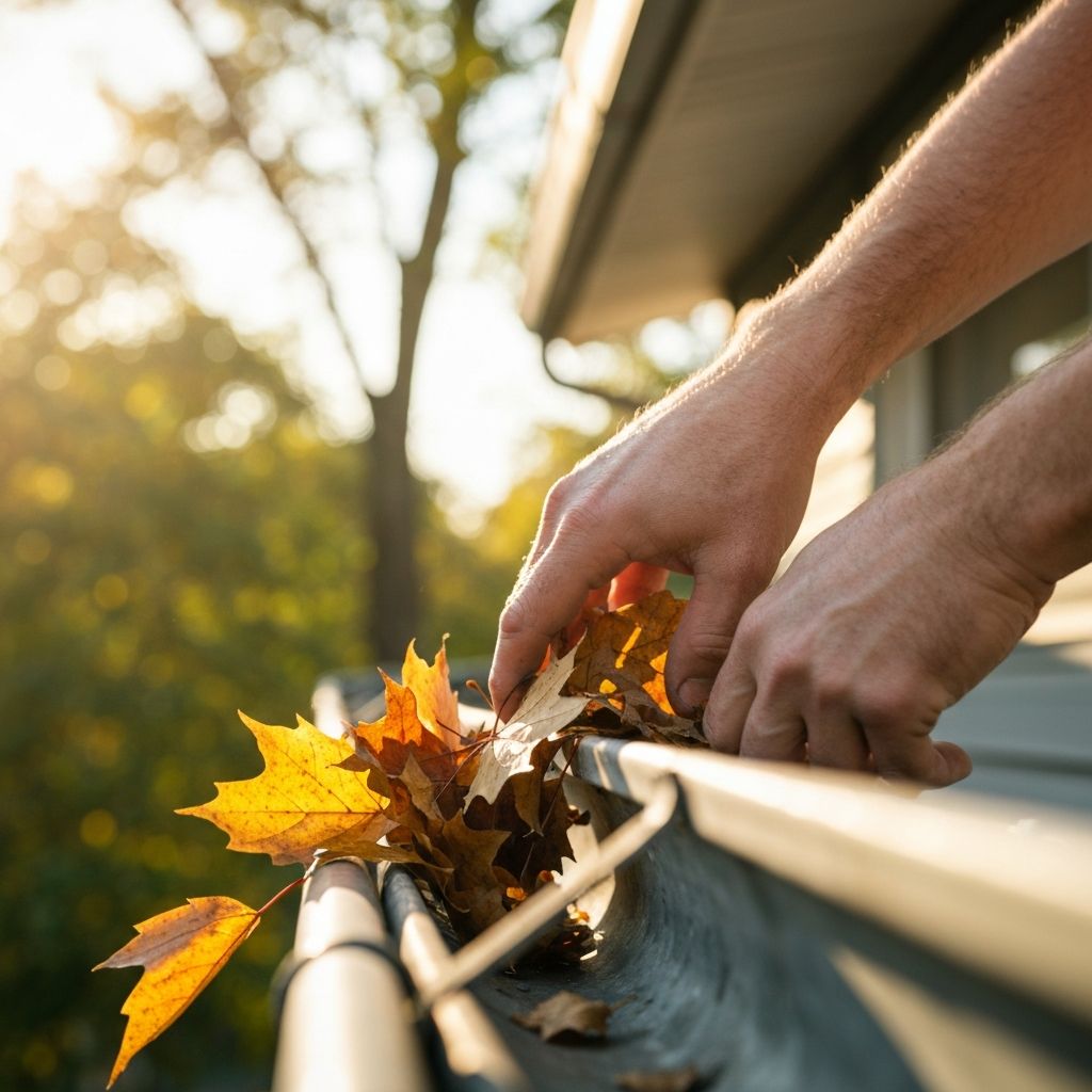 Nettoyage et entretien gouttières