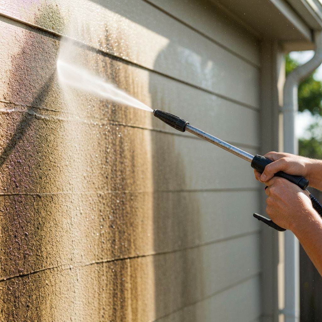Nettoyage de façade avant après